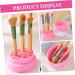 Mikinona Makeup Brush Cleaning Cup Brush Scrubber Mat Cosmetic Brush Cleaning Mat Silicone Brush Washing Bowl Makeup Brush Cleaning Pad Tool Silica Gel Pink Cleaner Beauty Egg - Buy Online on GoSupps.com