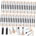 Mikinona 40pcs Latex Eye Shadow Stick Eye Shadow Applicator Double- Ended Eyeshadow Brush Make up Kit Plastic - Buy Online on GoSupps.com