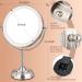 VESAUR Large Lighted Makeup Mirror with 3 Colors Dimmable Lighting | 1X5X Magnifying Vanity Mirror | 52 LED Lights | Free Rotation Table Mirror - Buy Online on GoSupps.com