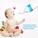 Baby Food Feeder Fresh Food - 2 Pack Fruit Feeder Pacifier Set | 6 Silicone Pacifiers | Baby Feeding Spoon | Teething Toy - Light Blue - Buy Online on GoSupps.com