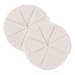 MAGICLULU 2 Sets Triangular Sponge Puff Make up Sponges Triangle Makeup Puff Triangle Sponge Puff Mini Powder Puff Lady Tools Cosmetic Puff Mini Sector Cosmetics Miss White 8.00X8.00X2.00CM White