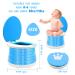 Portable Potty for Kids Toddlers Foldable Travel Potty Training Seat Foldable Toddler Potty Seat for Travel  Car  Camping  Park Outdoor  Indoor(Baby Blue) - Buy Online on GoSupps.com