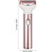 VOCOSTE 4 in 1 Electric Shaver Set for Women - Rechargeable Rose Gold Tone | International Shipping Available - Buy Online on GoSupps.com