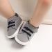 MASOCIO Baby Boy First Walking Shoes | Soft Sole Anti-Slip Prewalker 6-12 Months | Gray 1 - Buy Online on GoSupps.com