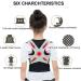 Buy Lumbar Posture Corrector Adjustable Back Brace - Shoulder Protection Corset (L Code) - Black & Grey - Buy Online on GoSupps.com