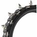 amangul Spiked Headband Gothic Tiaras Rivet Headband Rock Headband For Men Punk Headband Steampunk Leather Spiked Headpiece(Red) - Buy Online on GoSupps.com
