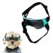 Dog Goggles for Small Dogs Windproof Dog Sunglasses with Adjustable Strap Puppy Sunglasses for Small Medium Dogs Eye Protection Goggles for Outdoor Riding Driving Eyewear (Blue)