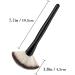 Single Large Facial Fan Brushes Highlighting Make Up Brush Soft Dense Fan-shaped Makeup Brushes Professional Brush for Women Girls Beauty Supplies - Buy Online on GoSupps.com