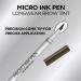 L'Or al Paris Micro Ink Pen Brow Stylist - Dark Brunette 0.033 fl oz | Longwear Tint for Hair-Like Effect | Precision Comb Tip | Up to 48HR Wear - Buy Online on GoSupps.com