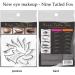  Kikumi Professional Eyeshadow Stencil Non-Woven Eyeliner Stencils Kit Eyeshadow Stencil (Image Payment) - Buy Online on GoSupps.com