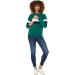 Zeta Ville Maternity Nursing Zipped Sweatshirt Striped Jumper - Dark Green - Size 16 - Buy Online on GoSupps.com