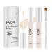FREEORR 2PCS Matte Eyeshadow Primer Base Kit, Eye Shadow Base Cream Primer,Waterproof & Long Lasting, Liquid Eye Makeup Base Primer#01 BRIGHT