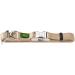 HUNTER VARIO BASIC ALU-STRONG collar dog collar nylon aluminum snap fastener L beige L beige