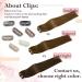 Easyouth Clip in Human Hair Extensions - Medium Brown 12 Inch 70g 7Pcs - #4 - Buy Online on GoSupps.com