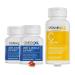 OmegaXL Joint Support Supplement, Natural Muscle Support 60 Softgels (2 Pack) & VitaminXL Vitamin C Supplement for Antioxidant Support, Helps Immune Health and Collagen Production (30 Vegan Capsules)