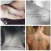 Everjoy Realistic Tiny Temporary Tattoos - 400+ Patterns, 60 Pcs Inspirational Quotes, Words, Artworks - For Women, Men, and Adults - Buy Online on GoSupps.com