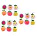 Balacoo 12 Pcs Bath Ball Mesh Sponge Shower Ball Mesh Pouf Bath Towel Two-Color