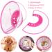Adjustable Lightweight Pet Cone 5.7-8 Inches - Vivifying Elizabethan Collar for Small Dogs, Cats (Pink) - Size M - Buy Online on GoSupps.com