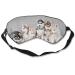 AMRANDOM Skin-Friendly Polyester Eye Mask for Sleeping Smooth Eye Mask Dogs Husky 99 percent Blindfold with Adjustable Head Strap Gift for Woman Girls Bedtime Sleep Nap Travel One Size Dogs Husky 1 Count (Pack of 1)