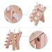 PandaHall 12 Spool Small Wooden Thread Rack Holder - Sewing Embroidery Organizer (Burlywood) - Buy Online on GoSupps.com