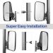 BETOOLL HW9008 Golf Cart Folding Side View Mirrors for Club Car, EZGO, Yamaha, Star, Zone Carts - Buy Online on GoSupps.com
