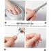 PACKOVE Bol pour Tremper les Ongles Transparent Coquillage Taille Moyenne Acrylique Manucure Spa Mains Soin Ongles Nettoyage Bain Dissolution Vernis Gel Usage Maison Salon - Buy Online on GoSupps.com