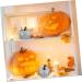 DECHOUS 20 Pcs Foam Pumpkin Halloween Pumpkin Decorations Glitter Pumpkins Small Artificial Pumpkins Halloween Foams Pumpkins Artificial Pumpkins Prop Pumpkin Ornaments Gold Powder Silverx2pcs 5CMx2pcs - Buy Online on GoSupps.com