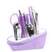 Beaupretty 8 in 1 Nail File Fingernail Trimmer Tools Nail Kits Stainless Steel Nail Clippers Nail Kit Nail Art Kit Cosmetology Kit Toe Beauty Kit Nail Clipper Kit Suite Purple Manicure medium Purple