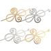 FOMIYES 8 Sets Hairpin Tiaras for Girls Womens Hair Accessories Medium Hair Clips for Women Hair Clips Metal Hair Barrettes Metal Hair Clips for Women Cage Clamp Miss Alloy Emptiness - Buy Online on GoSupps.com