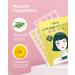 LitBear Pink & Yellow Star Shaped Acne Patches - Tea Tree Oil + Centella, 112 Hydrocolloid Absorbing Covers for Face, 14mm & 10mm, Cute Design - Buy Online on GoSupps.com