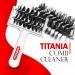 TITANIA Comb Cleaner - White 9.5 x 5.8 cm Pack of 1 | International Shipping Available - Buy Online on GoSupps.com
