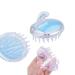 Moskav Scalp Massage Brush Set - 4 Silicone Hair Scalp Massagers for Clean & Healthy Scalp | Wet & Dry Shampoo Brush - Buy Online on GoSupps.com