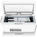 Niczu Portable Insulin Freezer Mini - Rechargeable Medicine Storage Refrigerator, LED Display - Ideal for Travel, Camping, Work - White - Buy Online on GoSupps.com