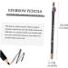 LALADEFIEE 8pcs Pencil Sharpener Eyebrow Pencil Eyebrow Makeup Beauty Eyebrow Pen Eyebrow Pen Pencil Wooden 1 count (Pack of 1) Black - Buy Online on GoSupps.com