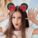 Bartosi Mouse Ears Hair Clips Set - Sequin Minnie Ear Clips for Women & Girls | Disney Costume Theme Party Accessories (2 PCS) - Buy Online on GoSupps.com