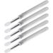 Lip Mask Applicator 15 Pack Clear Handle Silicone Lip Applicator Easy Cleaning Portable Soft Eyebrow Balm - Buy Online on GoSupps.com