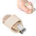 Toe Straightener Toe Splint Hammer Straightener Corrector Toe Brace Hammertoe Splint for Adult Women Men (M Right Foot)