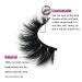 GOO GOO 16mm Bushy Siberian Mink Fur False Eyelashes - Handmade 3D Natural Soft Curl Fake Lashes - Reusable Makeup Eyelashes - 1 Pair - Buy Online on GoSupps.com
