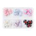 CHENZILIN 18 Pcs 3D Resin Colorful Bowknot Nail Art Charm DIY Manicure Tips Decoration Nail Art Supplies DIY Nail Accessories