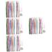 FRCOLOR 4 Sets Hair Extensions Hair Extensions Clips Hair Tinsel Hair Accessories for Women Crochet Sets Hair Tinsel Kit Hair Tinsel Strands Braid Hair Tinsel Tinsel