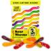 Project 7 Low Sugar Sour Gummy Worms  Keto Candy & Vegan Candy with 3g Sugar & 6g Net Carbs  Low Calorie Snacks for Kids and Adults  Vegan Gummy Candy with no Sugar Alcohols, (8 Pack)