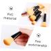 Set of 12 make-up make-up mixing eyebrow brush eyeshadow brush mixing brush kit make-up brush kit powder brush face make-up brush flour - Buy Online on GoSupps.com