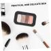 Palette Magn tique Vide 2 Pi ces Petit Format en Plastique Abs Noir Mat Porte-maquillage pour Fards Paupi res et Surligneurs Voyage Compacte - Buy Online on GoSupps.com