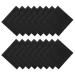 Healvian Microfiber Cleaning Cloths 50pcs Suede Eyeglass Lens Wipes Cloth for Electronics Glasses Lenses Phones Screens LCD TV Screens Laptop Tablets Windshields Mirrors Black