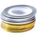 20 Rolls Gold Silver Striping Tape Line Nail Art Stickers Polish Transfer Nail Wire Foils Adhesive Decal Manicure Decoration