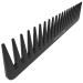 7 Inch Black Carbon Fiber Detangling Comb for Straight or Curly Hair - Professional Grade Wide Tooth Styling Comb for Men and Women - Buy Online on GoSupps.com