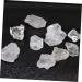 Toyandona 2ST Quartz Mineral Specimens - Geological Rehearsal Sample Ores for Teachers - Natural White Crystal Decor - 3x3cm Transparent Ore Decorations (2 PCS) - Buy Online on GoSupps.com