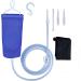 2L Enema Bag Kit for Colon Cleansing, Coffee Enema, Constipation - BPA Free TPU, Shower Douche Cleaner Set with Silicone Hose and 4 Nozzles - Adult & Child Friendly - Buy Online on GoSupps.com