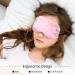 Kids Silk Sleep Mask Set - 4 Pack Adjustable Eye Masks for Sleeping and Travel - Purple, Pink, Sky Blue, Taro - Buy Online on GoSupps.com