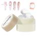 3D Nail Gel - Solid Sculpting Gel | Easy Dry Formula No Torque Dry White for Acrylic Extensions Long Lasting Herbal Nail Builder for Mani